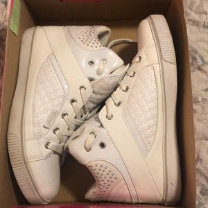 White sneakers